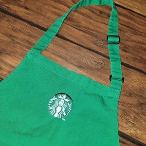 Starbucks employee green apron with pockets